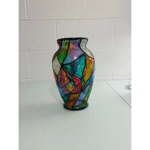 Stained Glass Vase